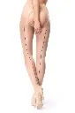 P201 open crotch pantyhose visone missO.